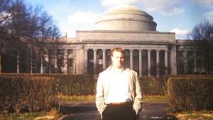Buzz Heeschen on the MIT campus